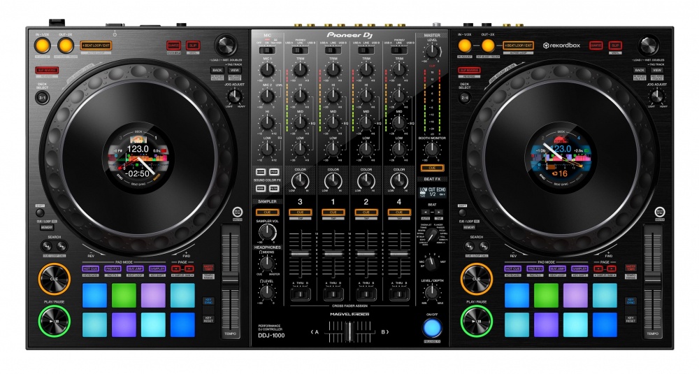 Pioneer Controlador DJ DDJ-1000, 4 Canales, 2x USB, Negro