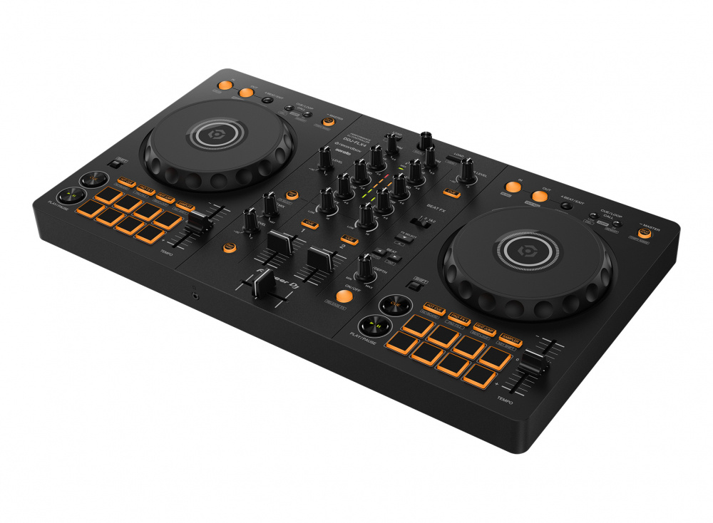 Pioneer Controlador para DJ DDJ-FLX4, 2 Canales, 16 bit, Negro