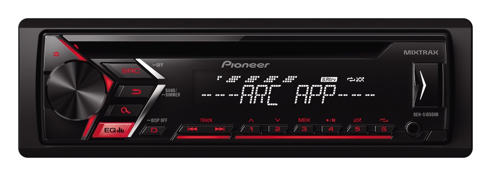 Pioneer Autoestéreo DEH-S1050UB, 200W, MP3/CD, USB, Negro