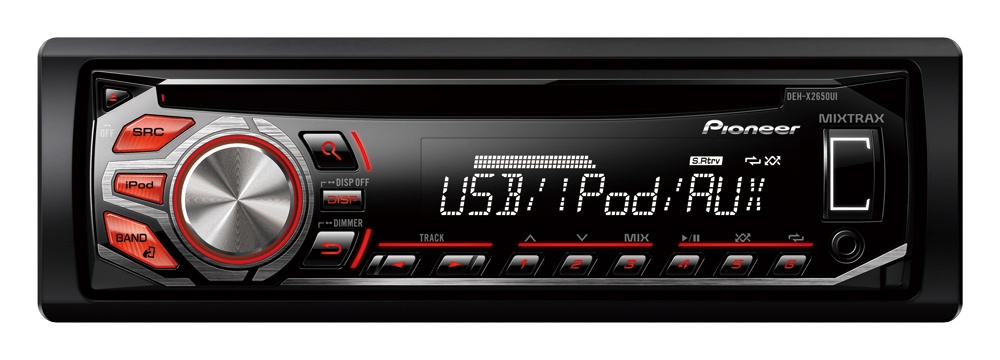 Pioneer Receptor de Audio con MIXTRAX, CD/MP3, AM/FM, Control Directo USB para iPod/iPhone y Android