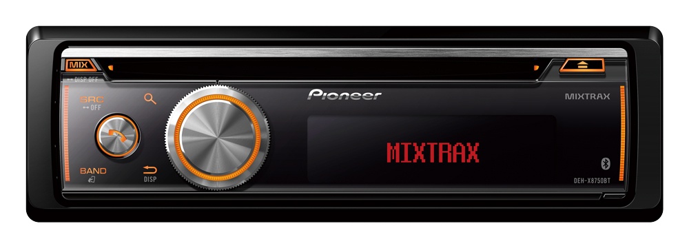 Pioneer Autoestéreo DEH-X8750BT, Bluetooth, CD/MP3, Mixtrax, USB