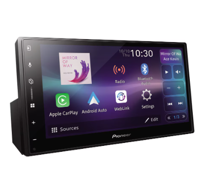 Pioneer Autoestéreo DMH-A5650BT, 6.9", 50W, Bluetooth, USB, MP3, AUX