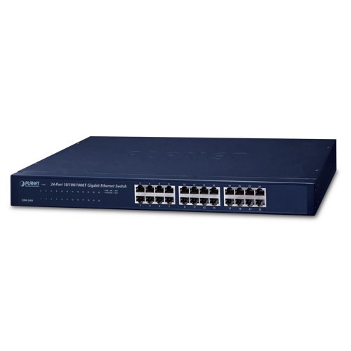Switch Planet Gigabit Ethernet GSW-2401, 24 Puertos 10/100/1000Mbps, 48 Gbit/s, 8000 Entradas - No Administrable