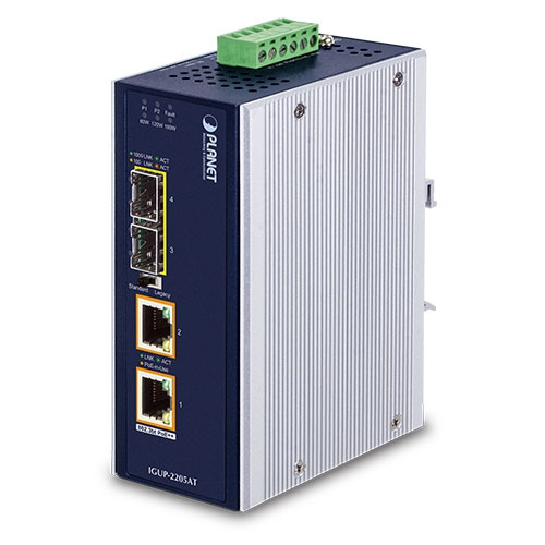 Planet Convertidor de Medios Gigabit Ethernet a Fibra Óptica SFP, 2 x RJ-45, 1.000Mbit/s, 100 Metros