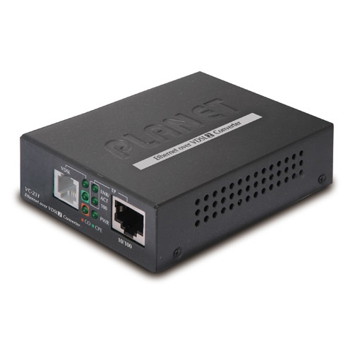 Planet Convertidor de Medios Fast Ethernet a Través de VDSL, 1400m, 100 Mbit/s