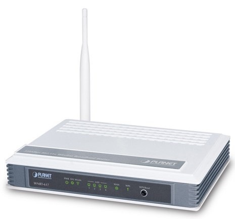 Router Planet WISP Ethernet WNRT-617, Inalámbrico, 150 Mbit/s, 4x RJ-45, 2.4GHz, 1 Antena de 5dBi