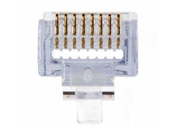 Platinum Tools Conector EZ-RJ45 Cat5e, Transparente, 50 Piezas