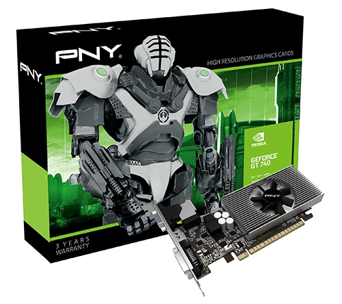 Tarjeta de Video PNY NVIDIA GeForce GT 740, 1GB 128-bit DDR3, PCI Express x16