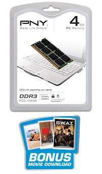 Memoria RAM PNY DDR3, 1333MHz, 4GB, CL9, ECC, SO-DIMM