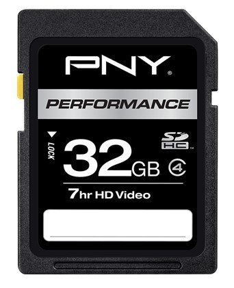Memoria Flash PNY Performance, 32GB SDHC Clase 4