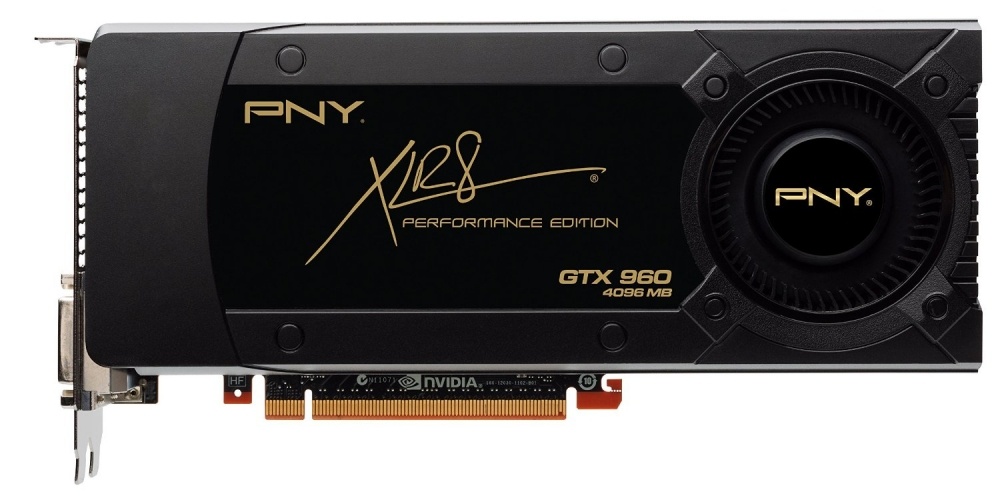 Tarjeta de Video PNY NVIDIA GeForce GTX 960 XLR8, 4GB 128-bit GDDR5, PCI Express 3.0 x16