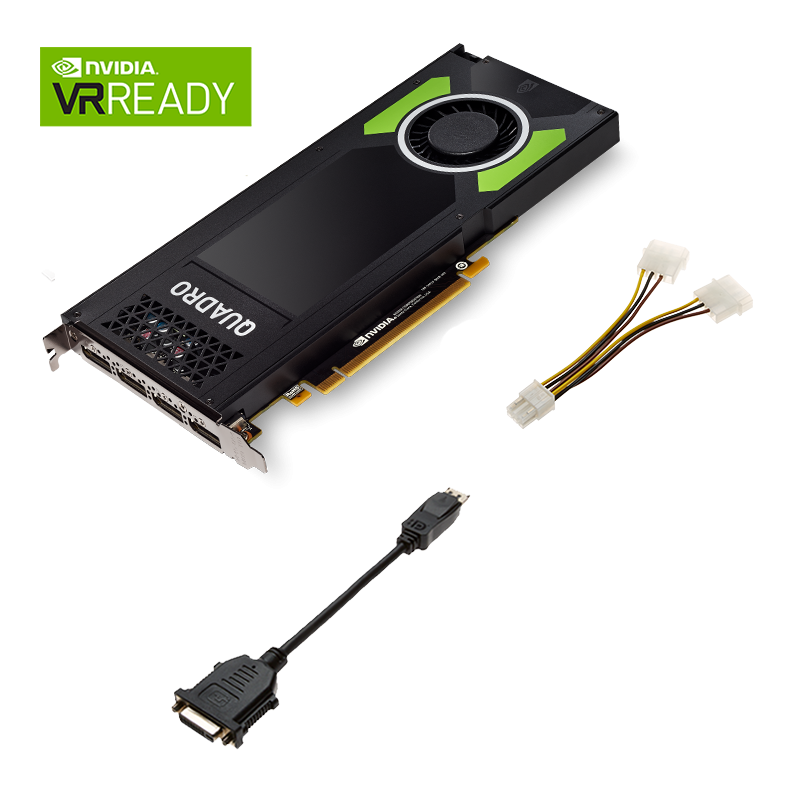 Tarjeta de Video PNY NVIDIA Quadro P4000, 8GB 256-bit GDDR5, PCI Express x16 3.0 - incluye Adaptador DisplayPort - DVI-D SL