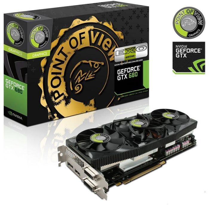 Tarjeta de Video Point Of View NVIDIA GeForce GTX 680 EXO, 4GB 256-bit GDDR5, PCI Express 3.0