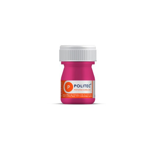 Politec Pintura Acrílica para Arte, 20ml, Magenta, No. 342, 12 Piezas