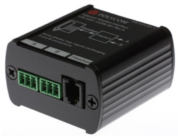 Poly Adaptador de interfase 2200-33206-001, RJ-9 - Phoenix, para POLY