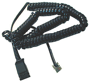 Poly Cable Polaris para Desconexión Rápida, Coil Cable (QD a Modular Jack)
