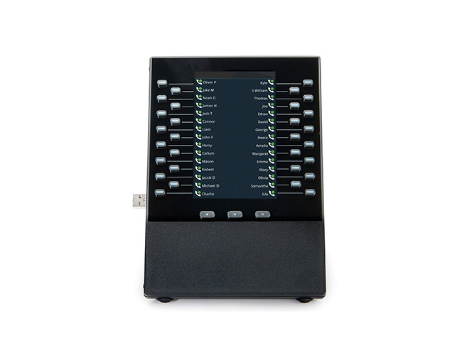 Poly Módulo de Expansión VVX EM50 con 15 Teclas, Negro, Compatible con VVX 450