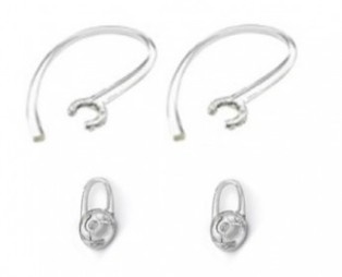 Poly Almohadillas para M165/A170, 1 Par, Transparente