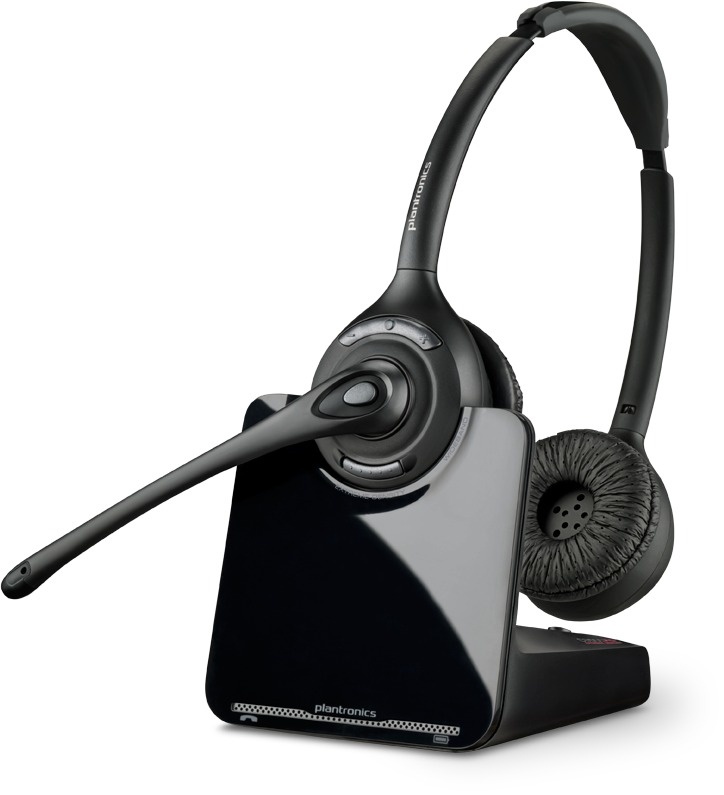 Poly Audífonos CS520-XD, Inalámbrico, Bluetooth, Negro