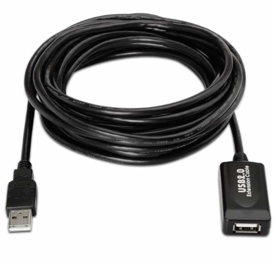 Poly Cable USB-A Macho - USB-A Hembra, 10 Metros