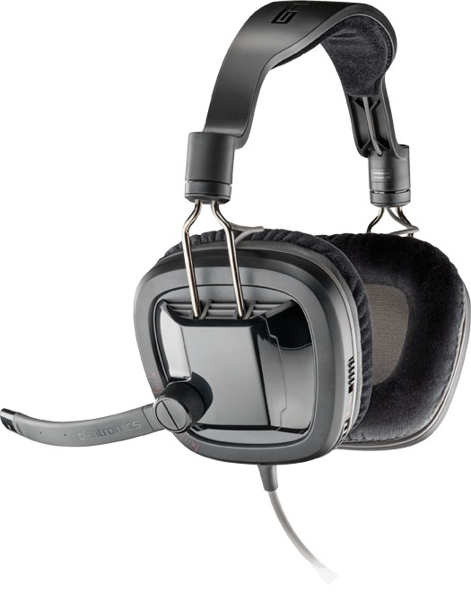 Poly Audífonos Gamer GameCom 380, Alámbrico, 3.5mm, 2 Metros, Negro