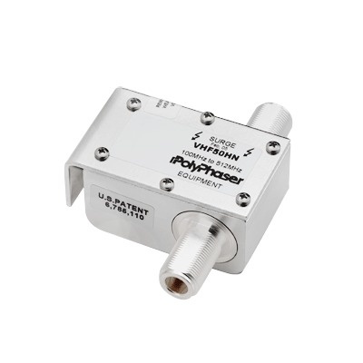 PolyPhaser Protector Coaxial RF Macho - RF Hembra, 100 - 512MHz