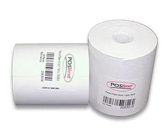 POSline Papel Autocopia RP2C, 76mm x 70mm, Blanco/Amarillo - Caja con 50 Rollos