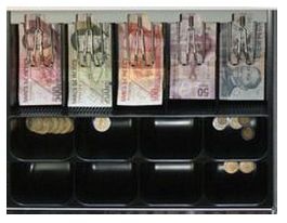 POSline Charola Removible para Cajón de Dinero CD030, 8kg, Negro