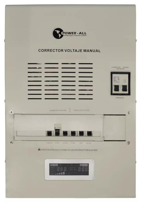 Regulador Power-All CVM 107PHV, 7kW, 7.000VA, Entrada 210 - 240V, Salida 220V, Bloque de Terminales