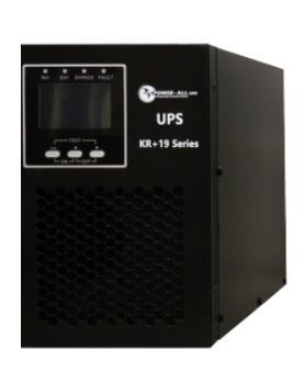 No Break Power-All KR+19-1000UN Doble Conversión en Línea, 1kW, 1kVA, Entrada 70V - 150V, Salida 100V - 127V, 3 Salidas