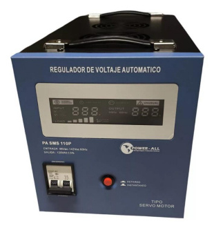 Regulador Power-All PA SMS 110P, 10kW, 10kVA, Entrada 96 - 142V, Salida 120V, 1 Salida