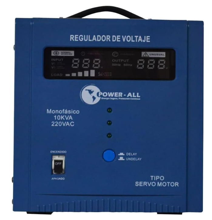 Regulador Power-All PA SMS 110PHV, 10kW, 10kVA, Entrada 220V, Salida 220V, 1 Salida