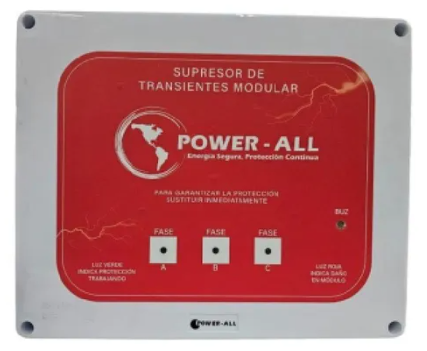 Power-All Supresor de Picos Legacy 900, Neutro/Tierra/3x Fases, 550 Joules