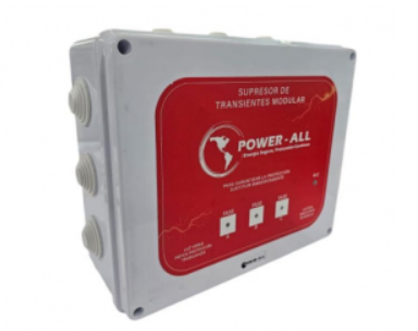 Power-All Supresor de Picos PA TM 51200, Fase/Neutro/Tierra, 1.200 Joules
