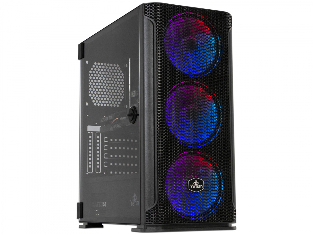 Computadora Gamer PowerBit BYTE V BLACK, Intel Core i5-12400F 2.50GHz, 16GB, 1TB, NVIDIA GeForce RTX 3050, Windows 11 Prueba