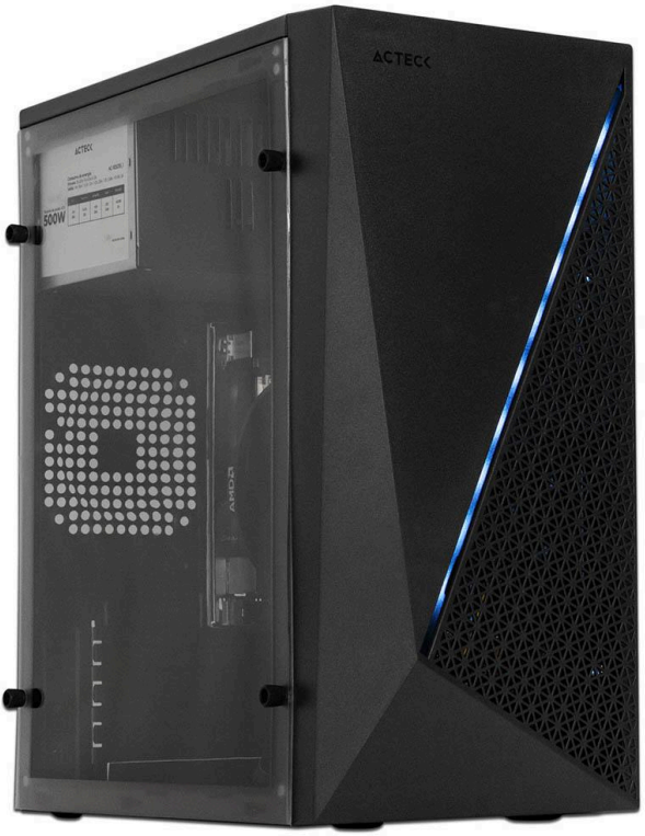 Computadora Powerbit COSMOS, AMD Ryzen 5 3400G, 16GB, 512GB SSD, Windows 11 Prueba