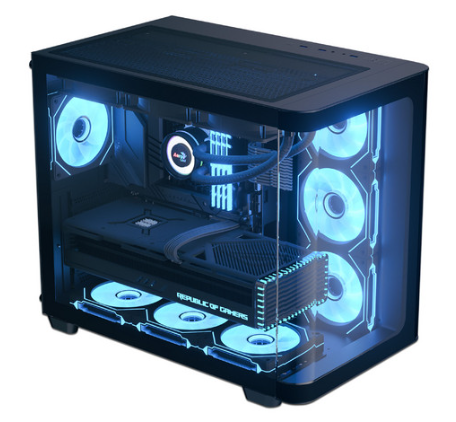 Computadora Gamer Powerbit R75700G7600X512750W, AMD Ryzen 7 5700G, AMD Radeon RX 7600, 32GB, 500GB + 512GB SSD, Windows 11 Prueba