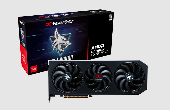 Tarjeta de Video PowerColor AMD Radeon RX 9070 XT Hellhound, 16GB 256-bit GDDR6, PCI Express 5.0 