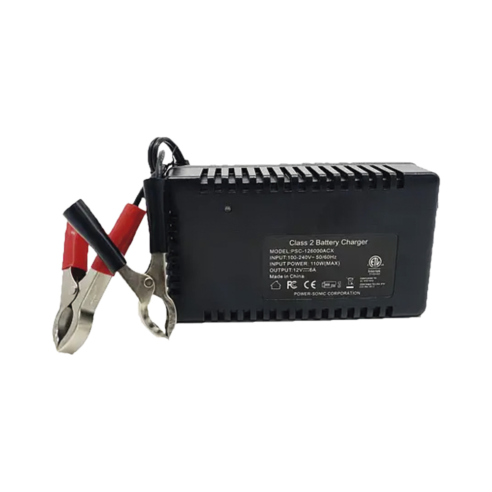 Power Sonic Cargador para Baterías Selladas PSC-126000ACX, 12V, 60Ah
