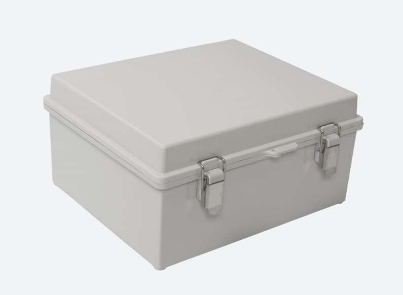 Precision Gabinete de Plástico para Exteriores, 30 x 30cm, Gris