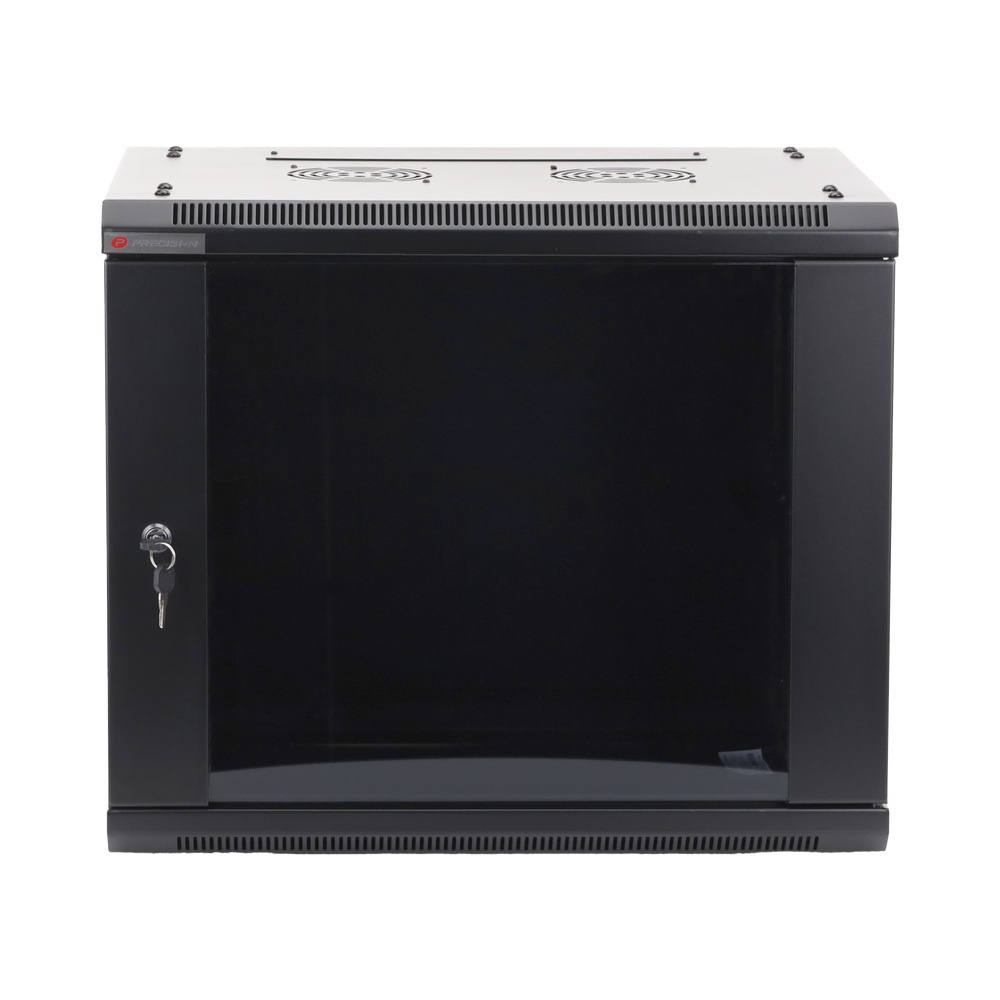 Precision Gabinete para Pared 19" PSTC-09-645-BDG, 9U, hasta 60kg