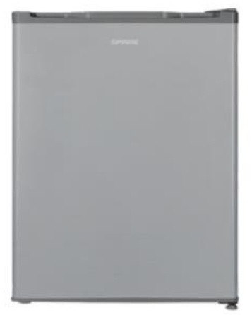 Primera Frigobar FPR64-S, 2.3 Pies Cúbicos, Gris