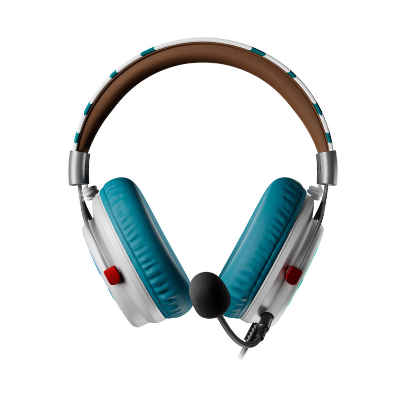 Primus Audífonos Gamer ARCUS110T AHSOKA, Alámbrico, 1.8 Metros, 3.5mm, Blanco/Azul