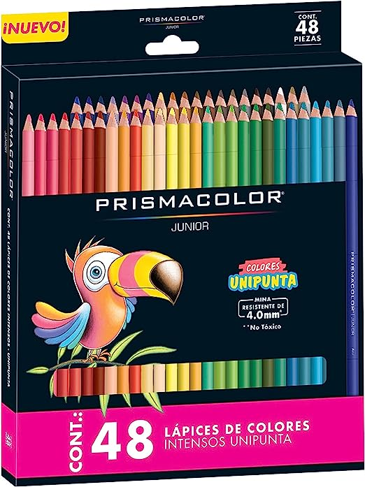 Prismacolor Colores de Madera Junior, 48 Lápices