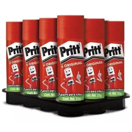 Pritt Lápiz Adhesivo, 22 Gramos, 12 Piezas