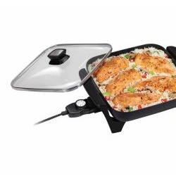 Proctor Silex Sartén Eléctrico 38526, Calor Ajustable, Negro