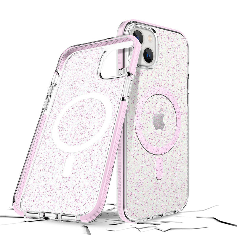 Prodigee Funda Super Star para iPhone 14 Plus, Rosa
