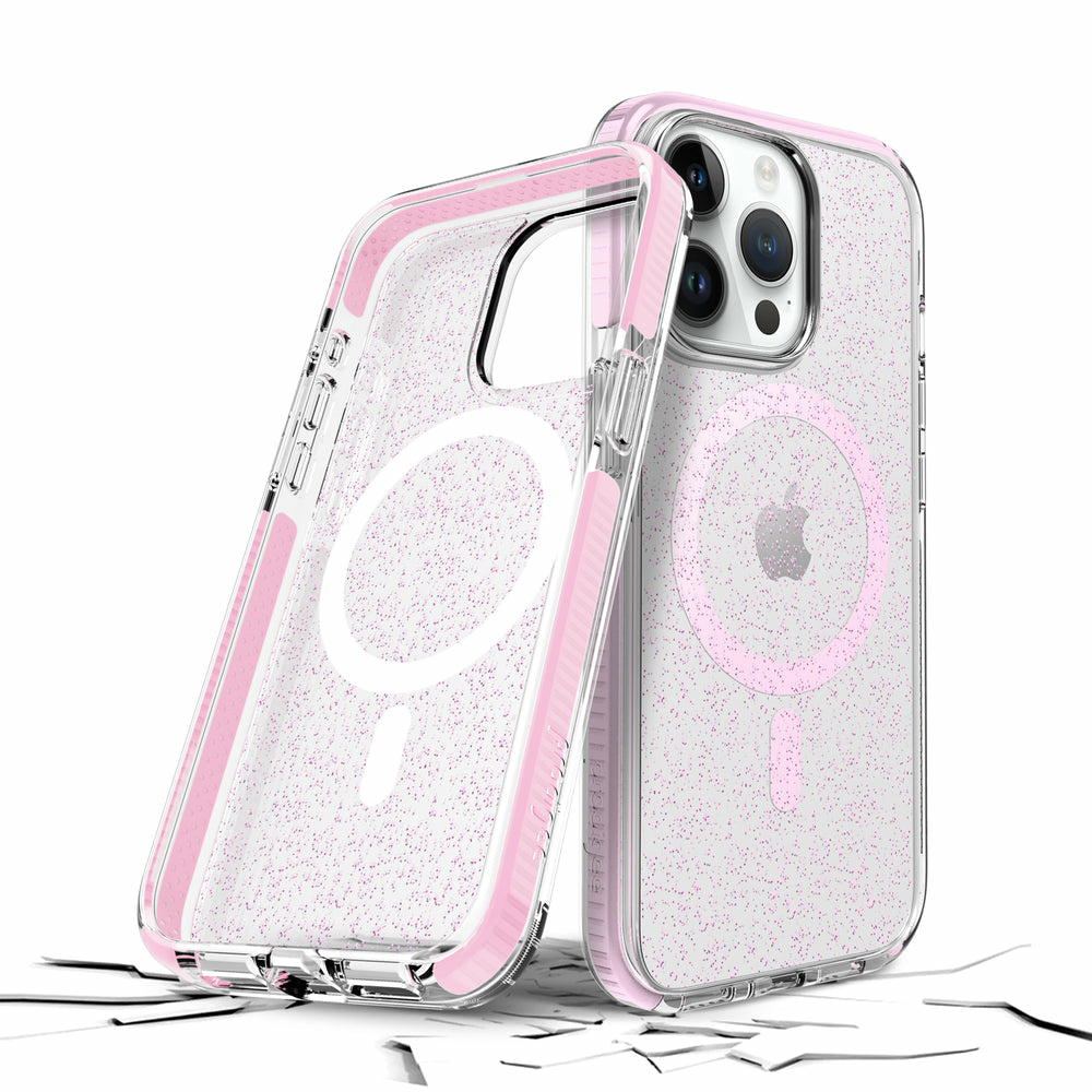 Prodigee Funda Super Star con MagSafe para iPhone 15 Pro, Rosa