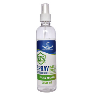Prolicom Spray Desinfectante de Manos, 250ml
