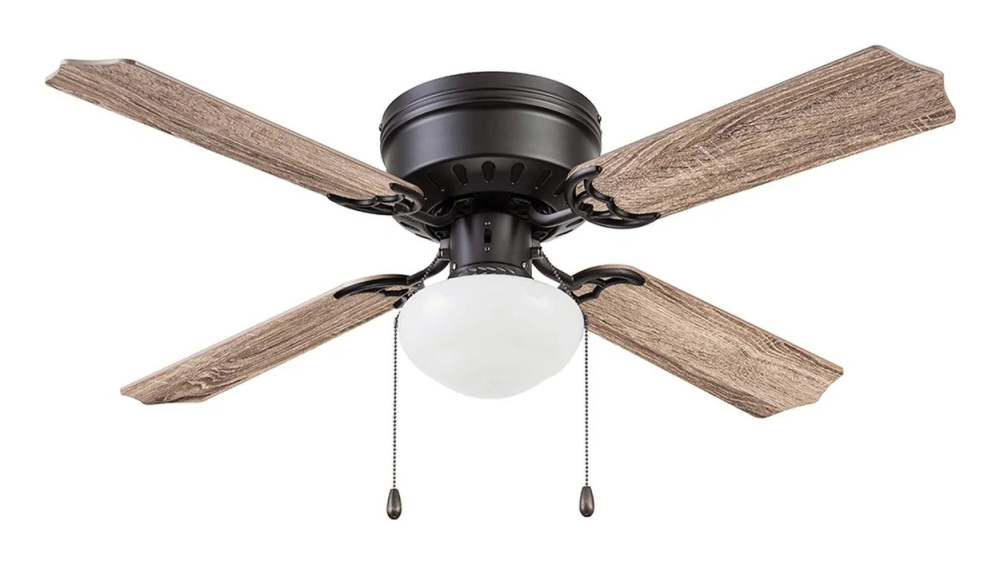 Prominence Home Ventilador de Techo Cherry Hill, 3 Velocidades, 52", Café